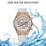 Onola diamond skeleton watch UAE