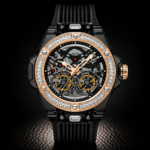 ONOLA Waterproof Skeleton Watch – Rose Gold Black