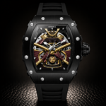 ONOLA Black Skeleton Automatic Watch UAE – Luxury Mechanical Watch