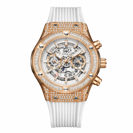 Onola diamond skeleton watch UAE
