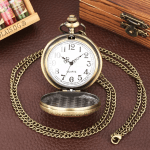 Vintage Pendant Pocket Quartz Watch, Classical Style of Maya Civilization Steampunk clock! The art of Beauty
