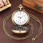 Vintage Pendant Pocket Quartz Watch, Classical Style of Maya Civilization Steampunk clock! The art of Beauty