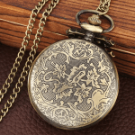 Vintage Pendant Pocket Quartz Watch, Classical Style of Maya Civilization Steampunk clock! The art of Beauty - Image 7