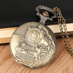 Old Train Style Pocket Watch! Taschner hot sale fashion watch for lovely gift of your loved one - Image 6