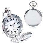 Vintage Pocket Watch Steel Watch with Chain -  Lovely Gift - Image 8