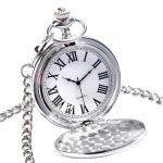 Vintage Pocket Watch Steel Watch with Chain -  Lovely Gift - Image 7