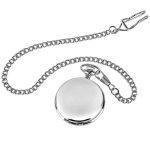 Vintage Pocket Watch Steel Watch with Chain -  Lovely Gift - Image 2