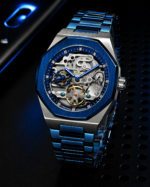 Forsining Blue Automatic Skeleton Watch – Luxury Mechanical Watch UAE