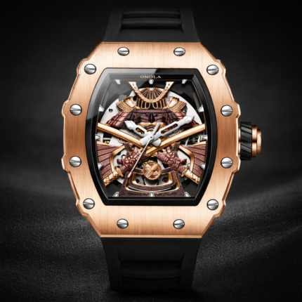 ONOLA automatic skeleton watch UAE