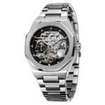 Forsining Silver Automatic Skeleton Watch – Luxury Mechanical Watch for Men UAE