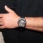 Casio World Time Analog-Digital Watch – 100M Water Resistant | 10-Year Battery | Sports Design (Black/Silver) - Image 3