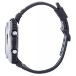 Casio World Time Analog-Digital Watch – 100M Water Resistant | 10-Year Battery | Sports Design (Black/Silver) - Image 4