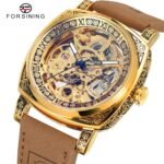 Forsining Gold Skeleton Automatic Watch
