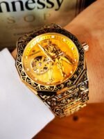 Forsining Gold Automatic Watch UAE - Image 4
