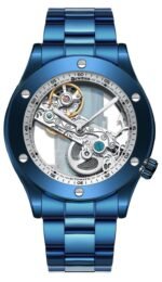 Luxury Automatic Skeleton Watch UAE – Stainless Steel | No Battery Self-Winding Mechanical Watch For Men - Image 2
