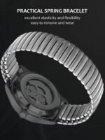 Winner Mark XV Automatic Watch – Classic Black Dial Stainless Steel-automatic watch under 100 AED (Copy) - Image 3