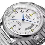 Winner Mark XV Automatic Watch – Classic White Dial Stainless Steel-automatic watch under 100 AED - Image 2