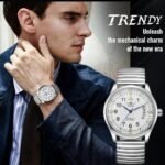 Winner Mark XV Automatic Watch – Classic White Dial Stainless Steel-automatic watch under 100 AED - Image 3